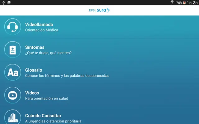 Orientación en Salud android App screenshot 3